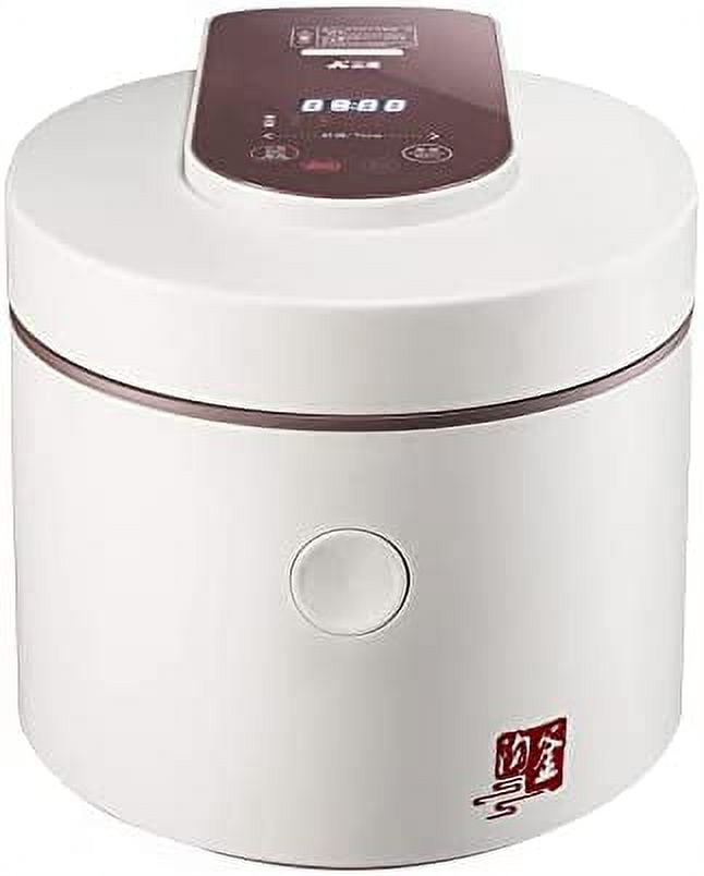 Rice Cooker w/Ceramic Inner Pot, 3L Multi-function Cooker, Soup, Congee, and Porridge, Healthy Ceramic Pot, Cook Up to 5Cups Uncooked Rice, CFXB30PC-A10, White, 3L, 5Cup