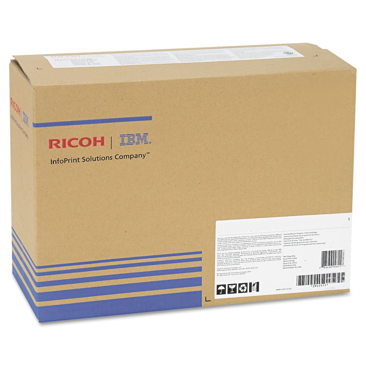Ricoh 821107 Toner, 21000 Page-yield, Magenta