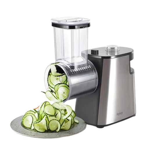 Ryicy Electric Slicer Shredder, 5 In 1 Professional Cheese Grater Electric, Electric Cheese Grater for Block Cheese Grater