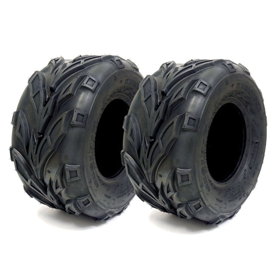 SET OF TWO: Tubeless Tire 16x8-7 (P133) Front or Rear ATV UTV Go Kart