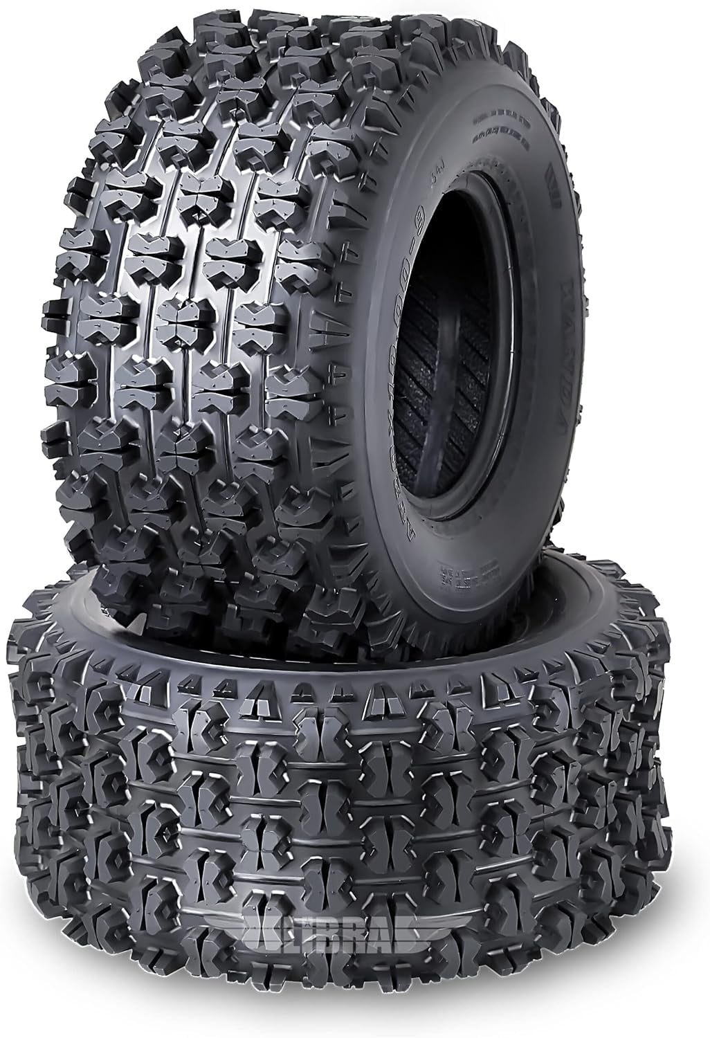 SHAORONG Set 2 Sport ATV Tires AT 20x10-9 P357 GNCC (Grand National Cross Country) Race Tire 0.71" lugs 10081