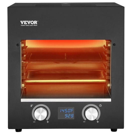 STAWAY Electric Steak Grill - 1800W Smokeless Infrared Broiler with 6-Tier Rack, Rapid Heating to 1450°F, Easy Clean Stainless Steel for BBQ & Home Cooking