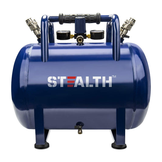 STEALTH Portable Air Tank, 10 gallon High Pressure Air Tank with Maximum 225Psi Pressure, Ideal For Inflation Jobs, SAA-110T
