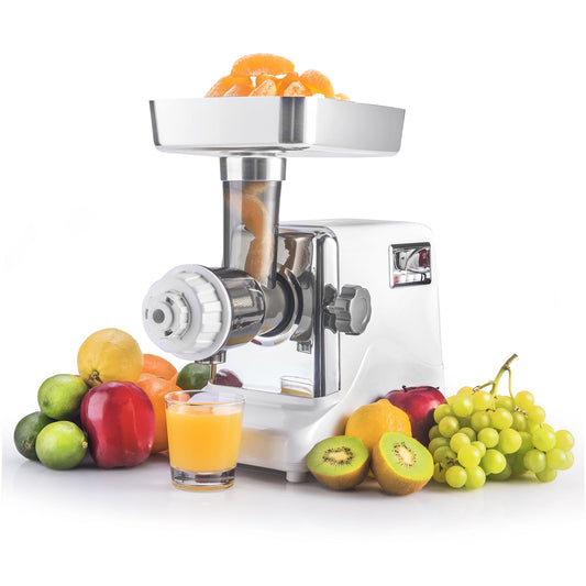 STX Intl Turboforce 3000 Powerful Electric Meat Grinder, 3 Speed, Sausage Stuffer w/ Juicer & More
