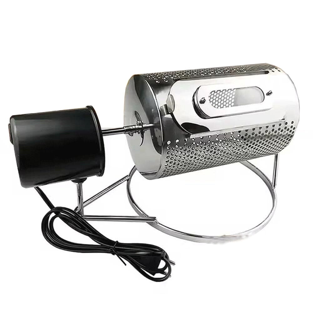 Stainless Steel Coffee Roaster Machine  Household Roller Bean Roaster for Coffee, Peanuts, Grains, Soybeans & Seasoning Beans, Durable Nut Fryer for Home Use