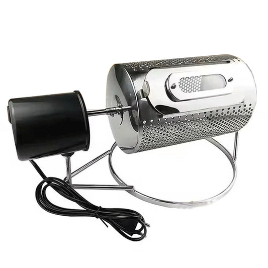 Stainless Steel Coffee Roaster Machine  Household Roller Bean Roaster for Coffee, Peanuts, Grains, Soybeans & Seasoning Beans, Durable Nut Fryer for Home Use