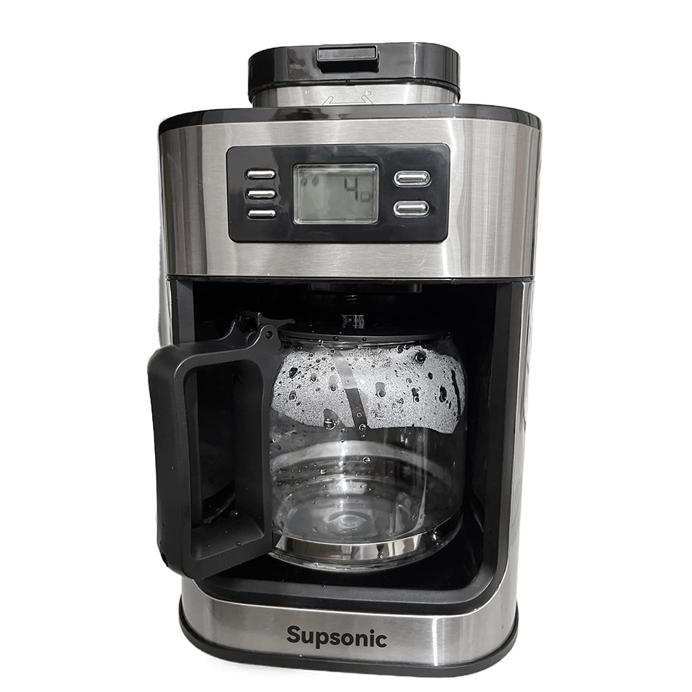 Supsonic Electric coffee machines,  Café Specialty Grind and Brew Coffee Maker, Single-Serve to 10-Cup Thermal Carafe