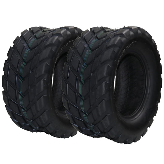 Telyswee 2 Pack 22x7-10 ATV Tires, 4PR All Terrain 22x7-10 TL ATV UTV Trail Sand Mud Off-Road Tires, Tubeless, Black