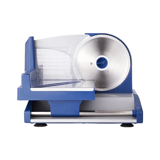 Trumoontree Household Electric Meat Slicers with 7.5 inch Stainless Steel Blade,Blue, 110V