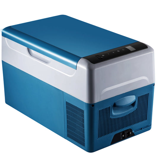 BENTISM 22L Portable Car Refrigerator, 23 Quart RV Fridge, 12/24V DC & 110-240V AC Vehicle Car Truck Boat Mini Electric Cooler for Driving Travel Fishing Outdoor and Home Use