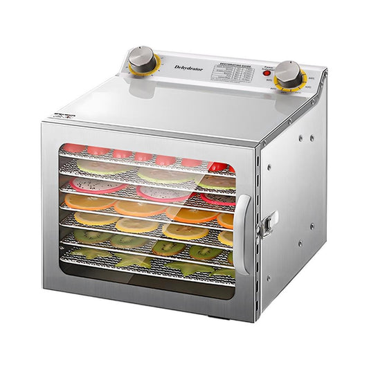 WZTO Food Dehydrator Machine Adjustable Temperature & 12H Timer, 8-Tray Dehydrators for Food and Jerky, Fruit, Dog Treats, Herbs, Snacks, LED Display, 400W Electric Food Dryer, Recipe Book