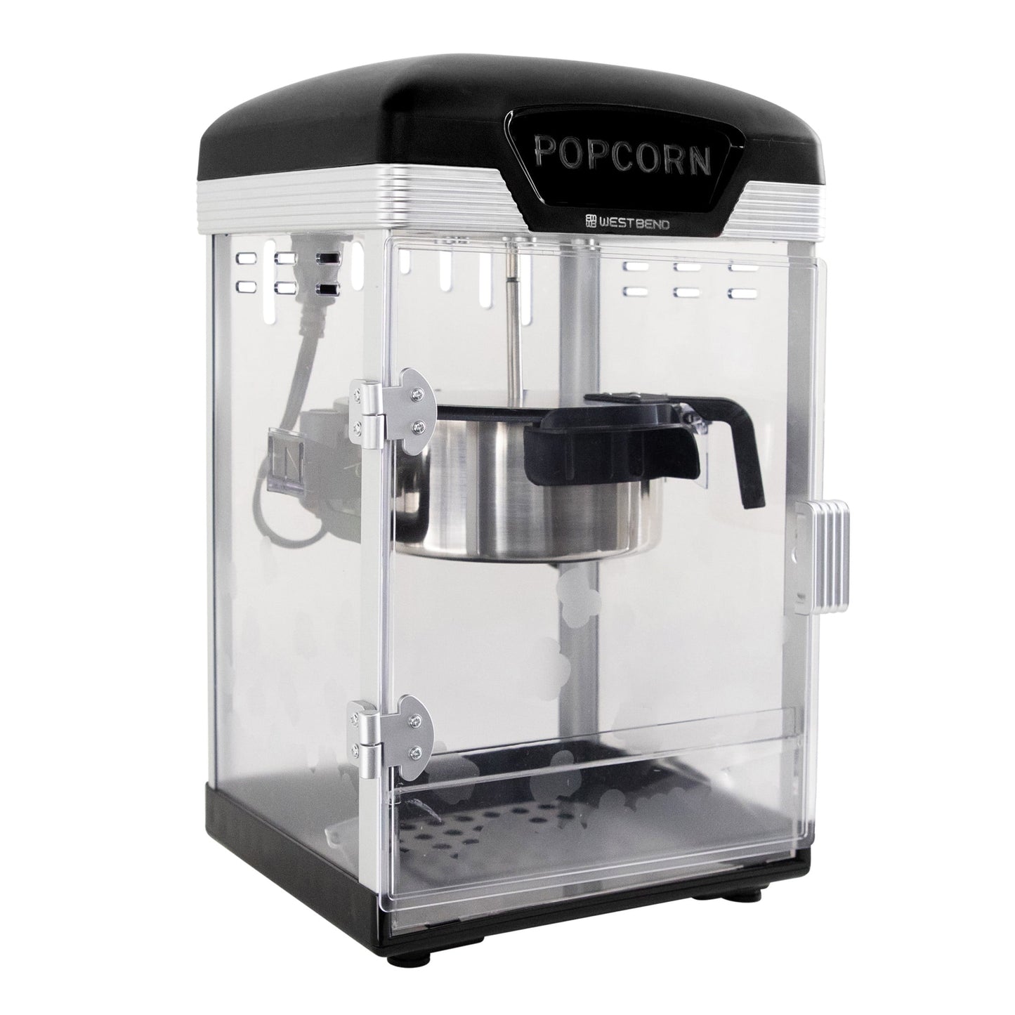 West Bend Theater Crazy 4 Qt. Popcorn Machine with Bags, in Black (PCWBTCBK13)
