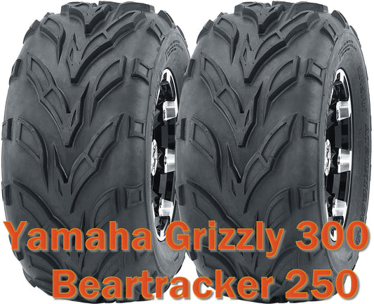 Yamaha Grizzly 300 Beartracker 250 ATV front tires set 22x7-10 22x7x10