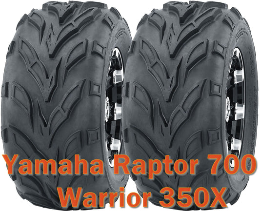 Yamaha Raptor 700 Warrior 350X ATV front tires set 22x7-10 22x7x10