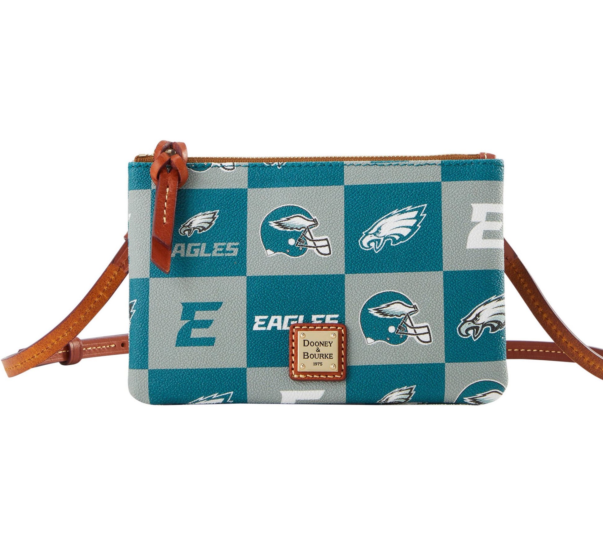 Dooney & Bourke Coated Cotton NFL Top Zip Crossbody