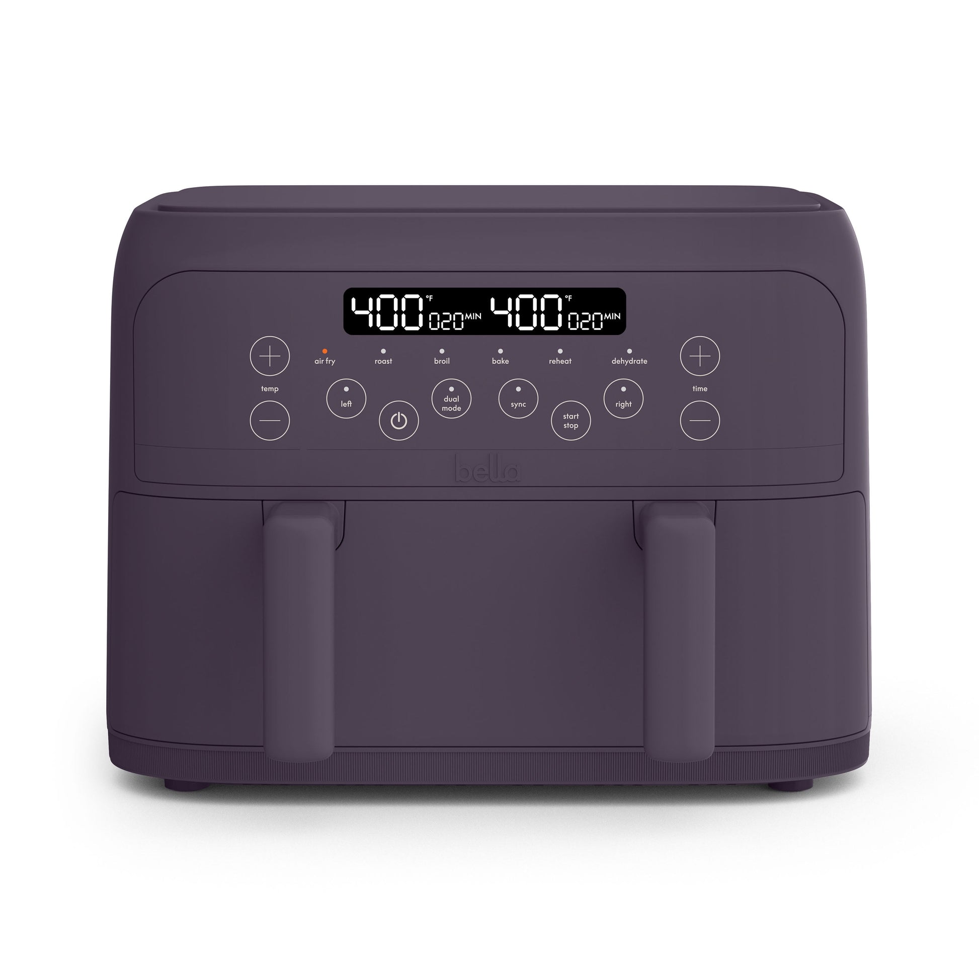 bella 4qt TriZone® Air Fryer, Plum