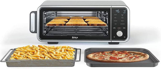 Restored Ninja FT205CO Digital Air Fry Pro Countertop 8-in-1 Oven in Stainless Steel (Refurbished)