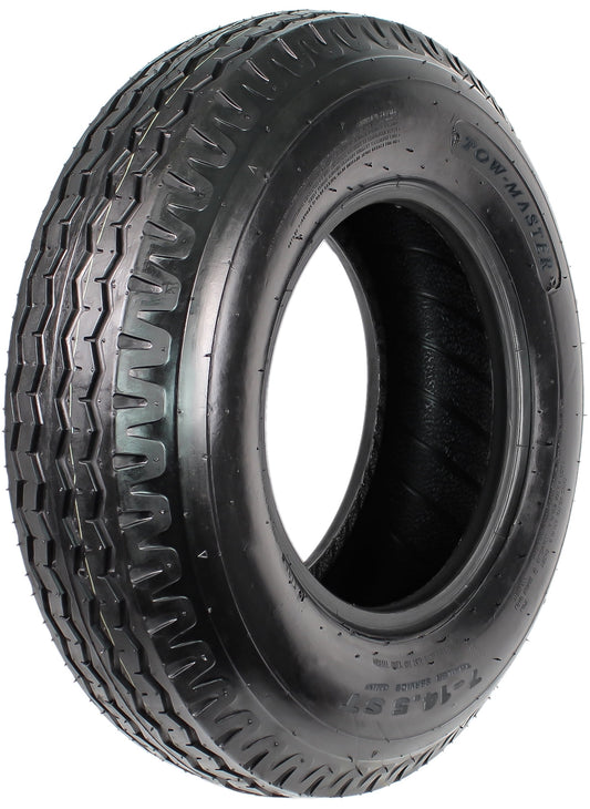 eCustomrim Heavy Duty Mobile Home Trailer Tire 7-14.5 Load Range F MH Low Boy 12 Ply Bias