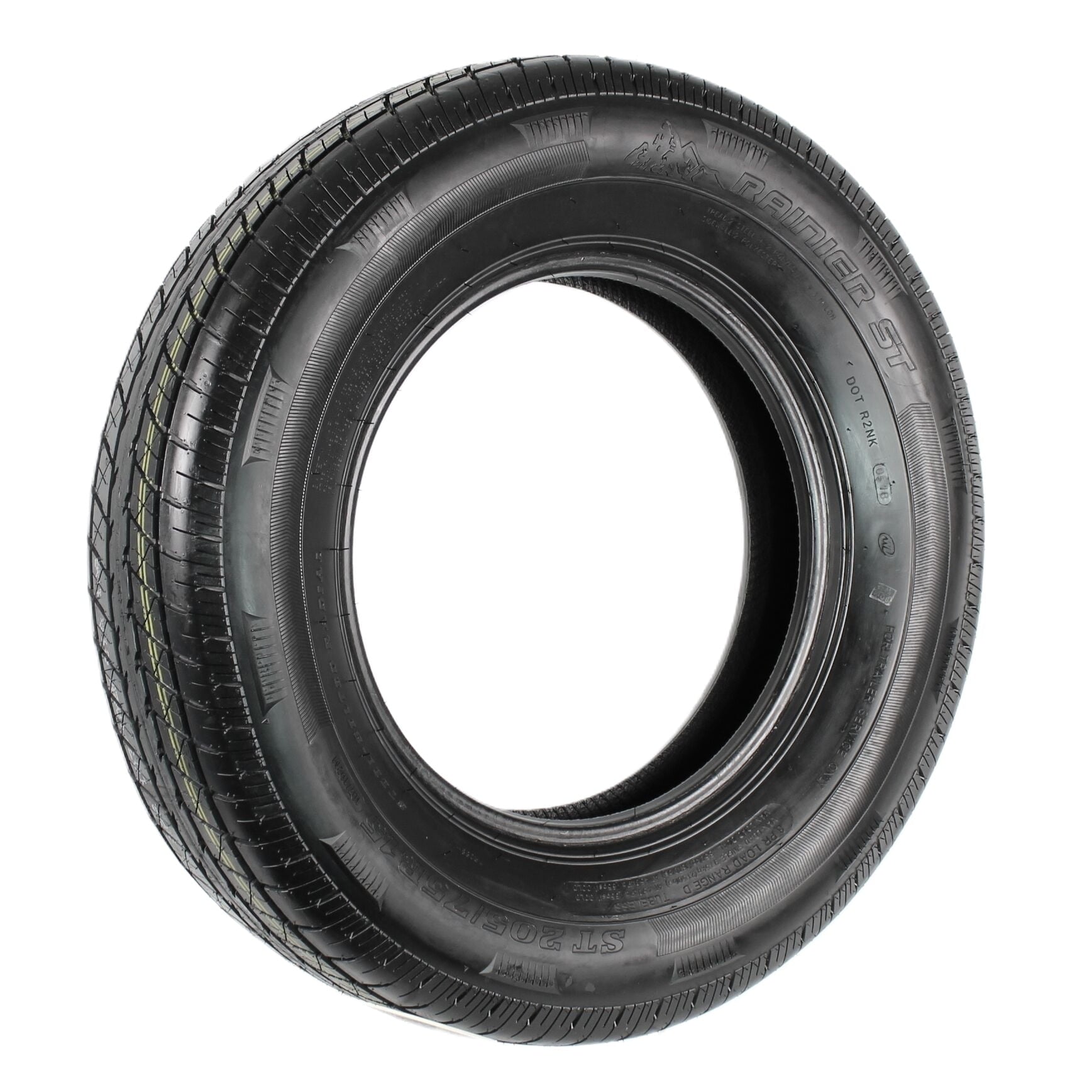 eCustomrim ST205/75R15 Steel Belted Radial Trailer Tire Load Range D 2150# 6 Yr Warranty