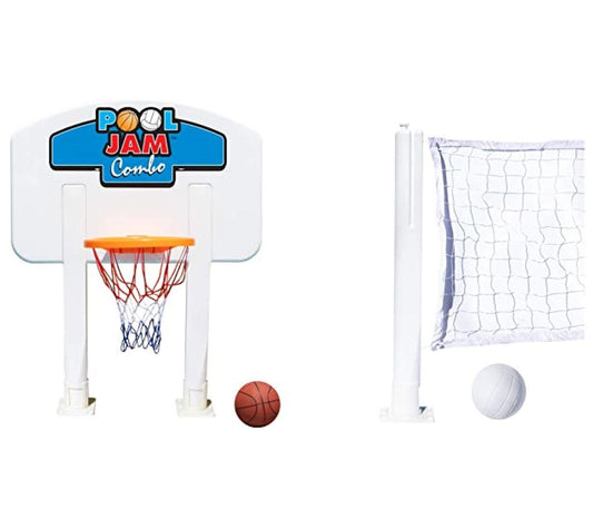 Swim Central 30' Pool Jam Basketball & Volleyball Set