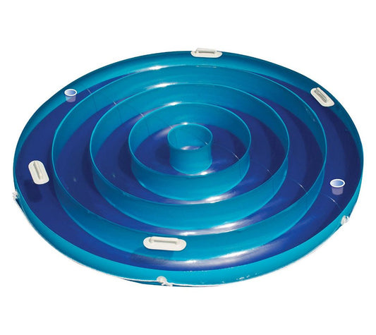 Swim Central 84" Inflatable Jumbo Island Swimming Pool Raft