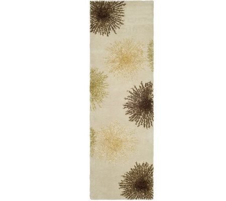Soho 2'6" x 14' Abstract Handtufted Wool/Viscose Blend Runner