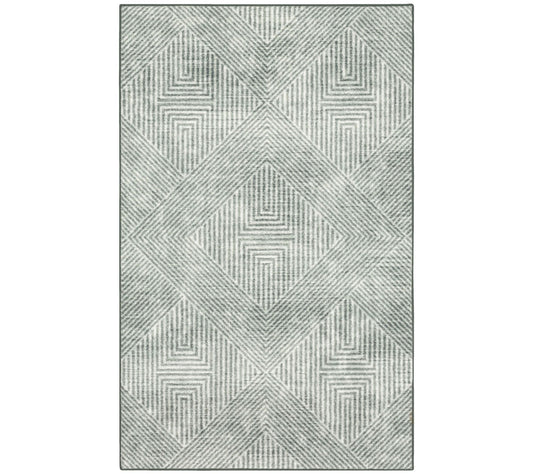 Scott Living Vertigo Gray 7'6" x 10' Area Rug