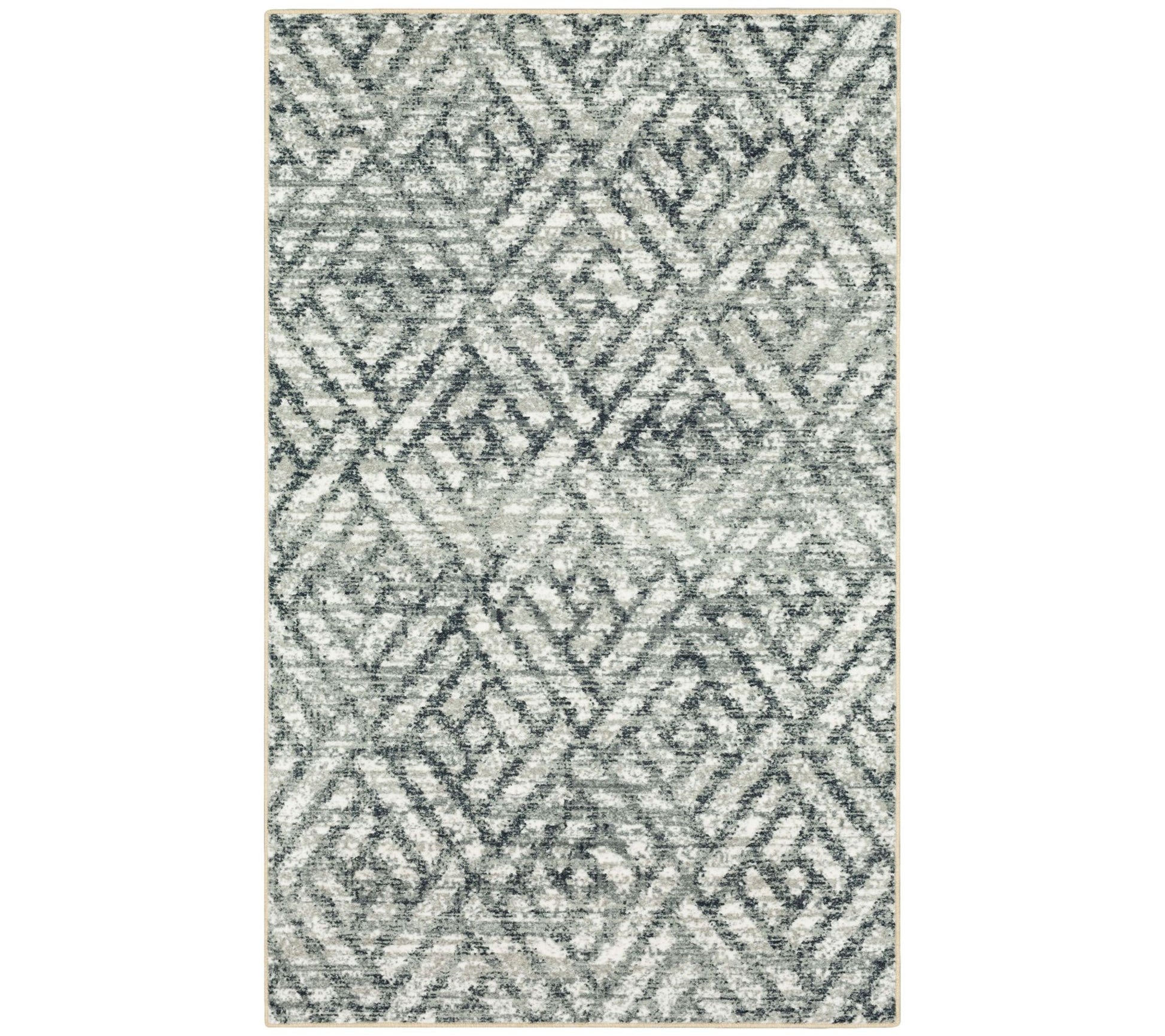 Scott Living Origami Diamond Gray 7'6" x 10' Area Rug