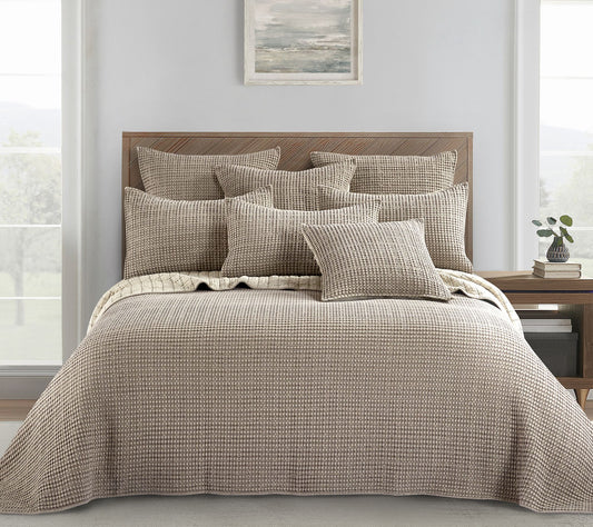 Mills Waffle Queen Bedspread Set by Levtex Home