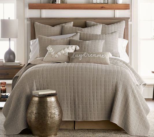 Mills Waffle Full/Queen Quilt Set by Levtex Home
