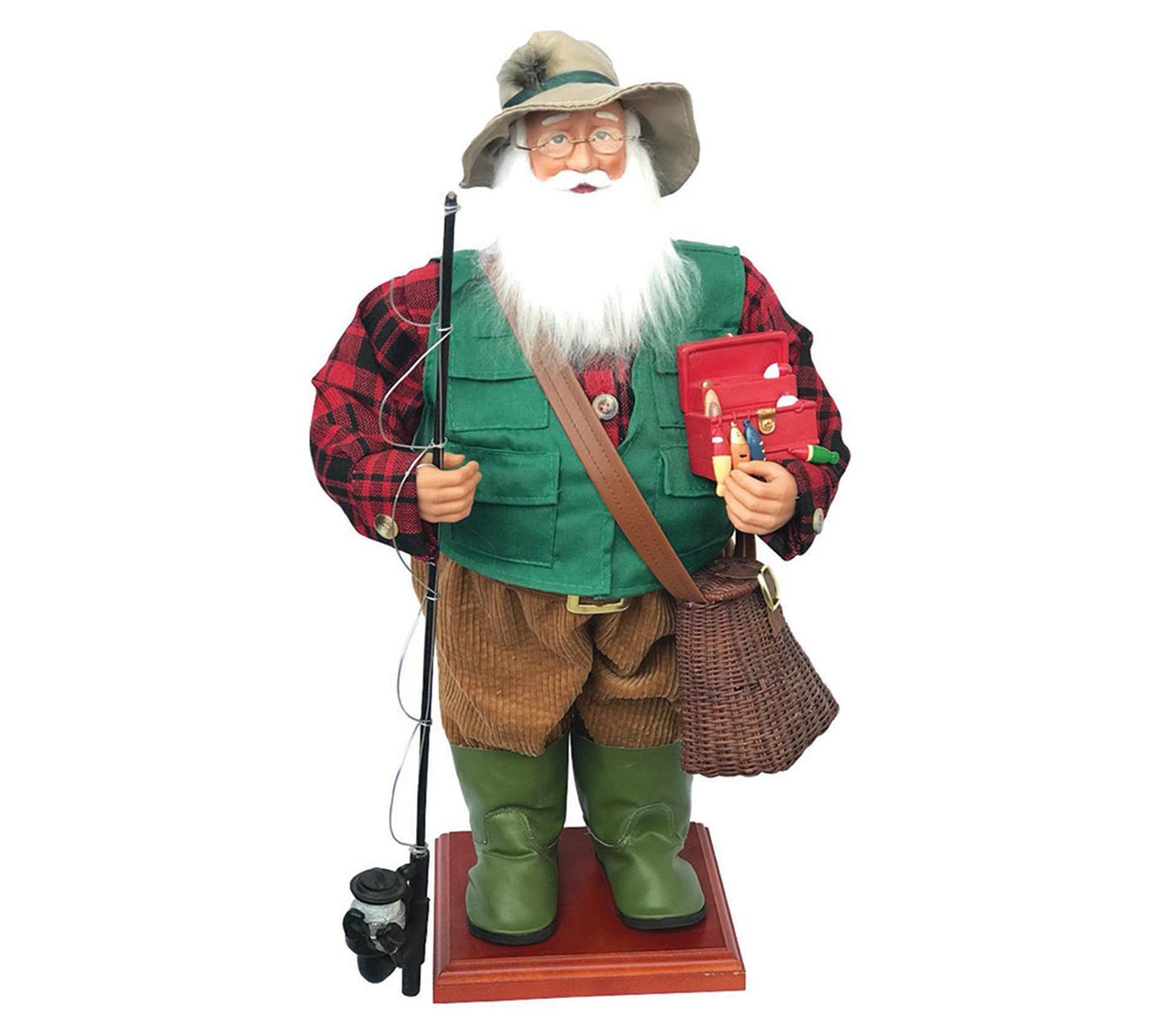 SW 24" Grandpa Fishing Claus