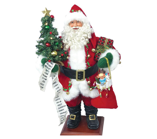 SW 25" Merry Christmas Claus