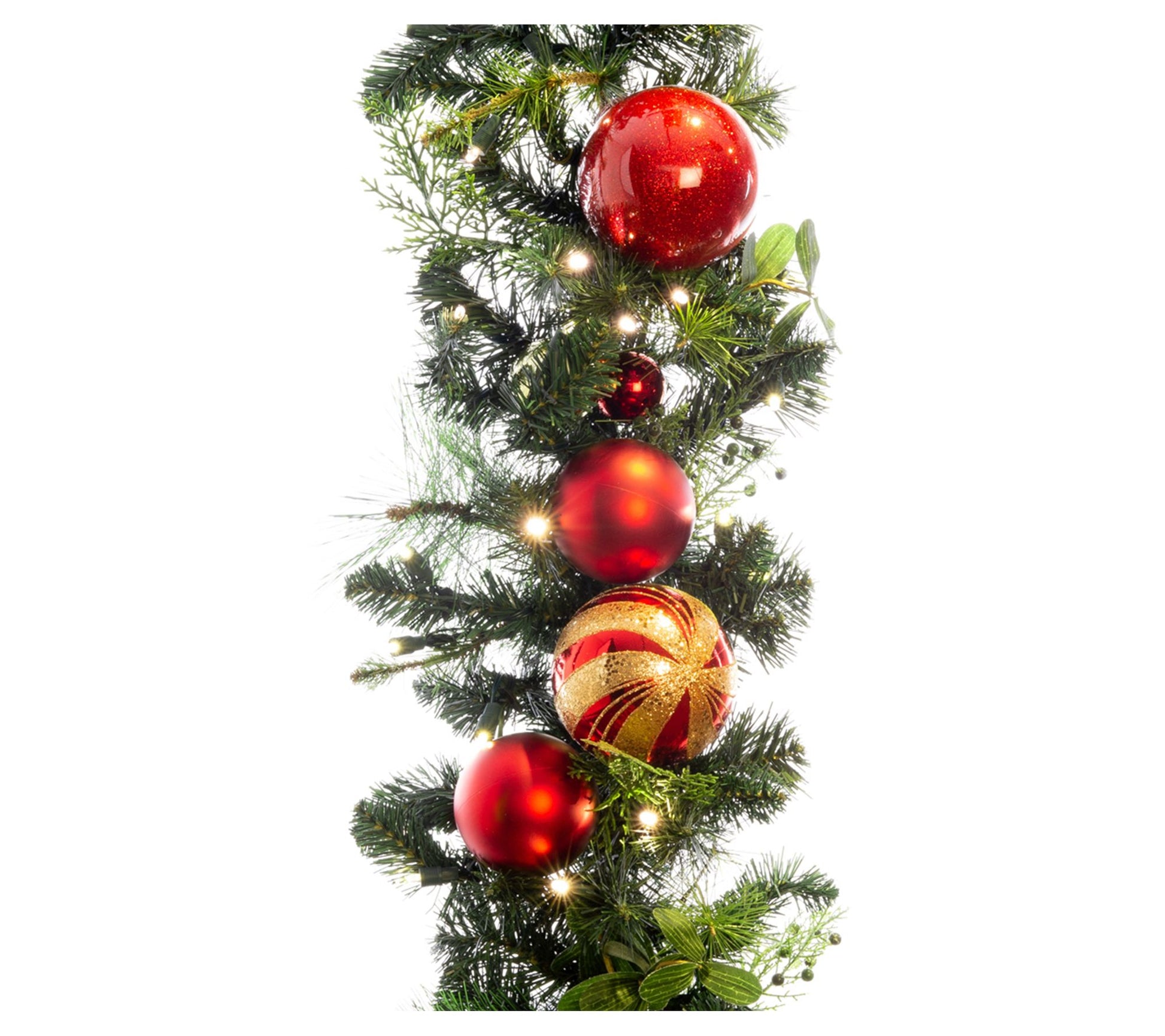 Village Lighting 9' Pre-Lit LED Garland-Christmas Classic