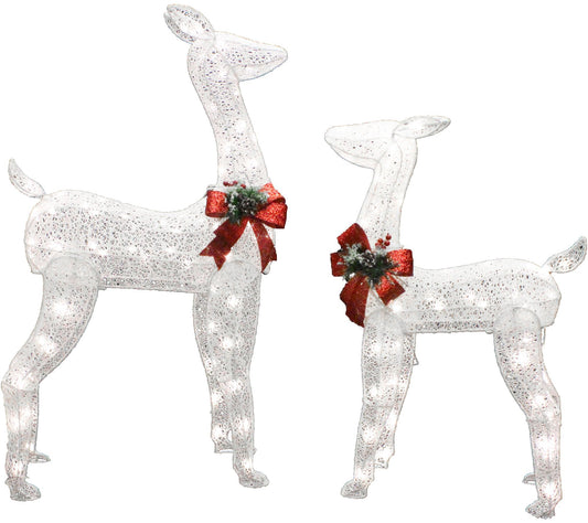 Joiedomi Deer Couple Set LED Yard Lights