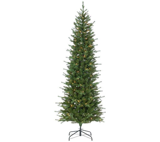 7.5-ft Nat Cut Narrow Dover Pine w/ 200 Lights by Sterling Co