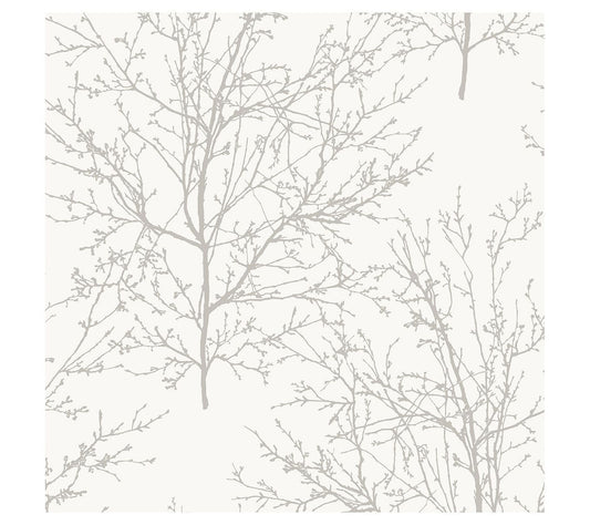 Seabrook Designs Winter Branches Unpasted Wallpaper