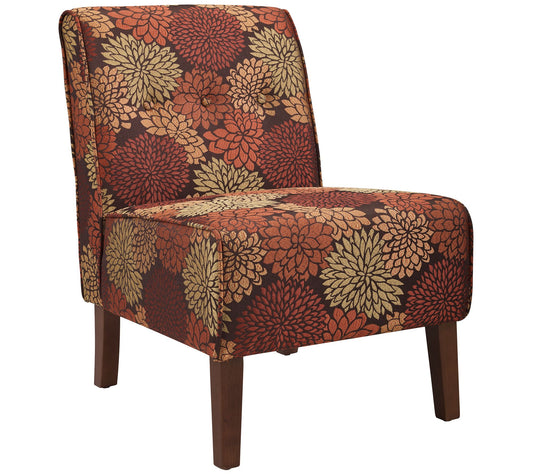 Linon Home Chelsea Harvest Armless Decorative A ccent Chair