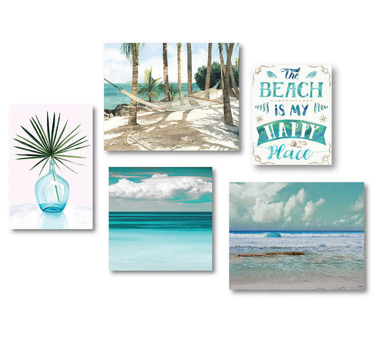 Courtside Market Tropical Tranquility 5-Piece Canvas Set