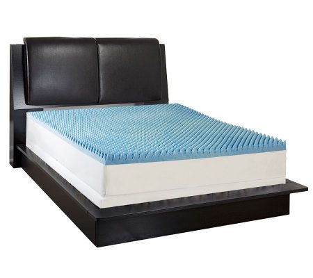 ComforPedic by Beautyrest 2" Convoluted Mem. Foam KG Topper