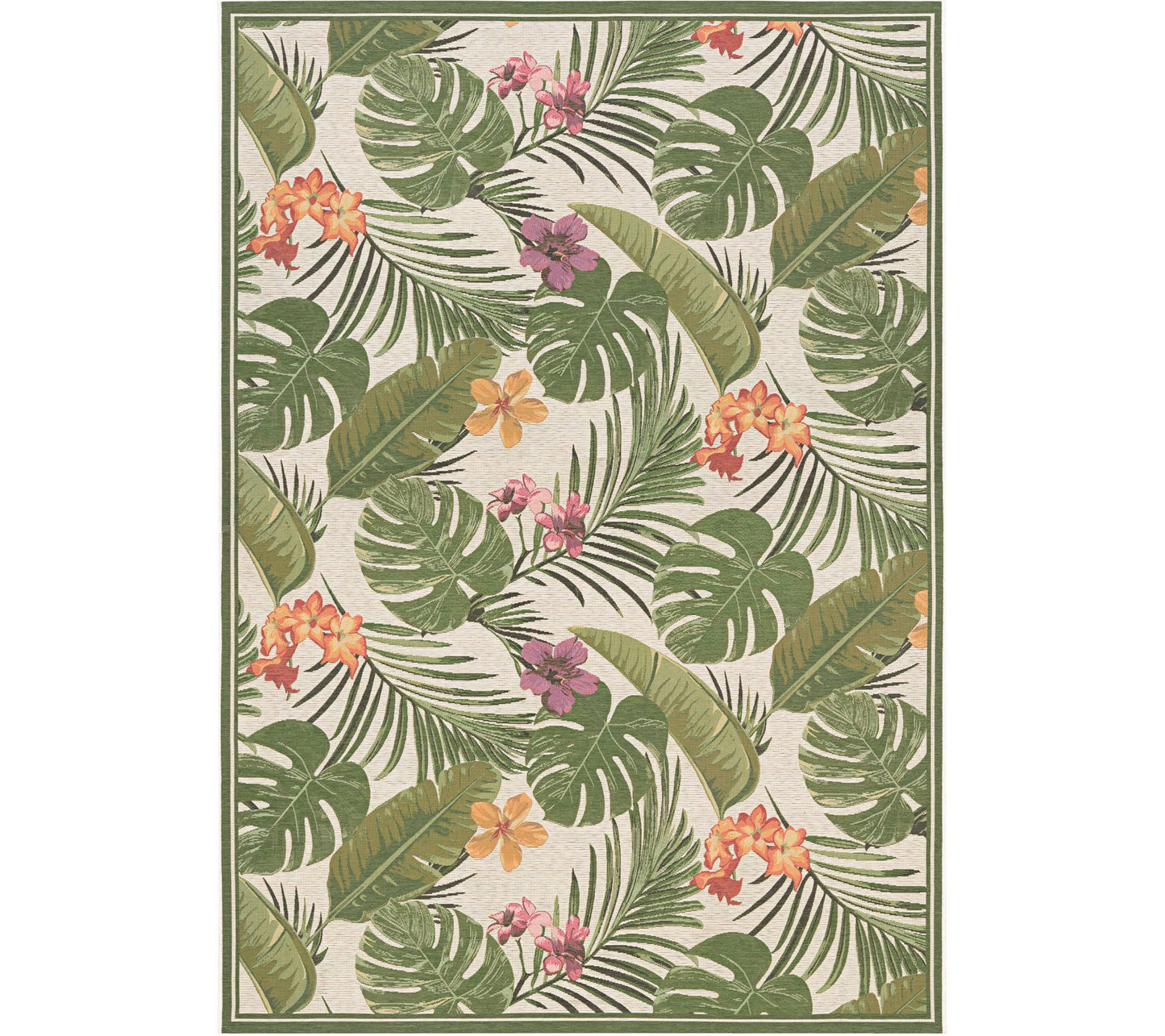 Couristan Dolce Flowering Fern 5'3" x 7'6" Rug