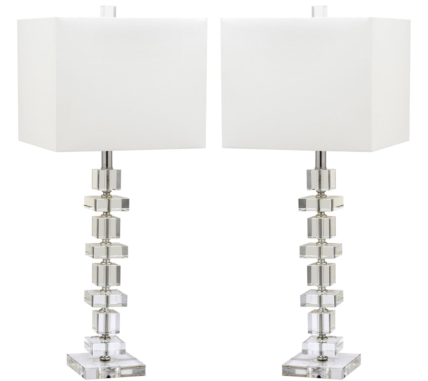 Safavieh Set of 2 Deco Crystal Table Lamps