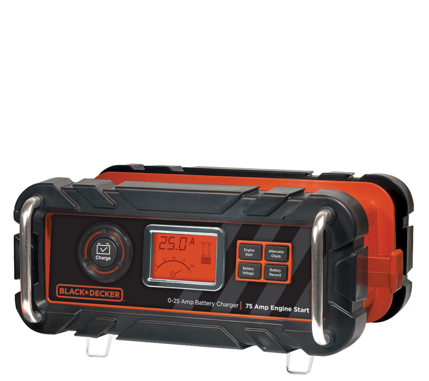 BLACK + DECKER 25-Amp Bench Battery Charger w/Engine Start