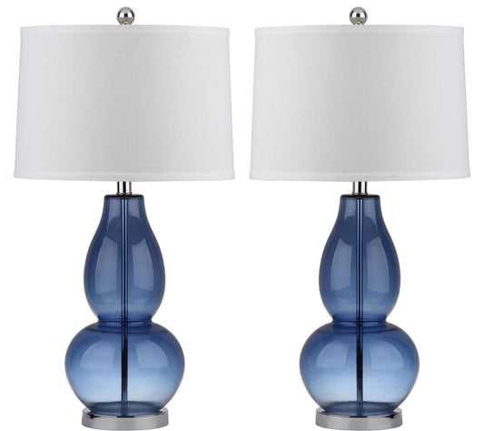 Set of 2 Mercurio Double Gourd Lamps by Valerie