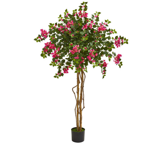 5.5' Bougainvillea Artificial Tree by Nearly Natural