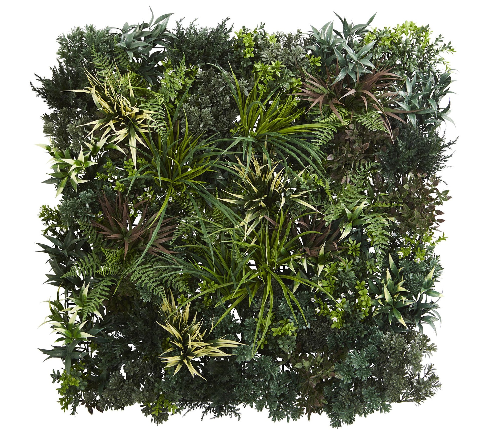 3' x 3' Greens & Fern Living Wall by Nearly Natural