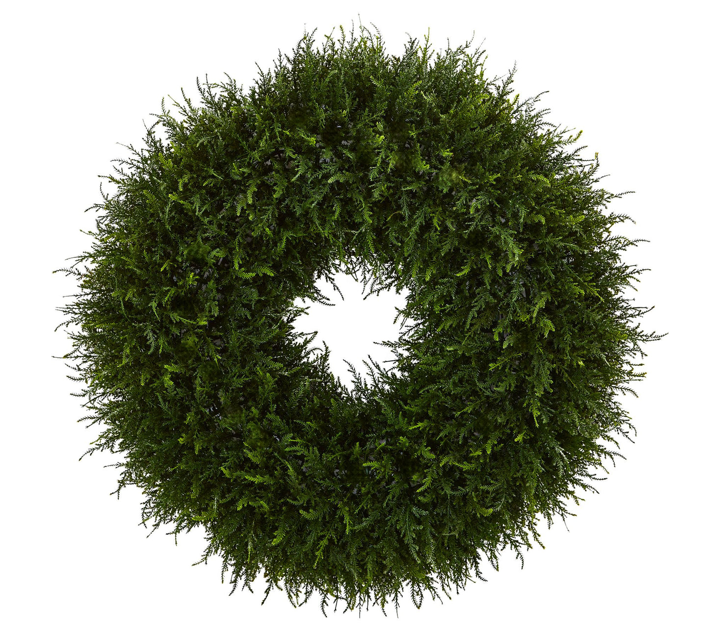 32" Giant Cedar Artificial Wreath by Nearly Natural