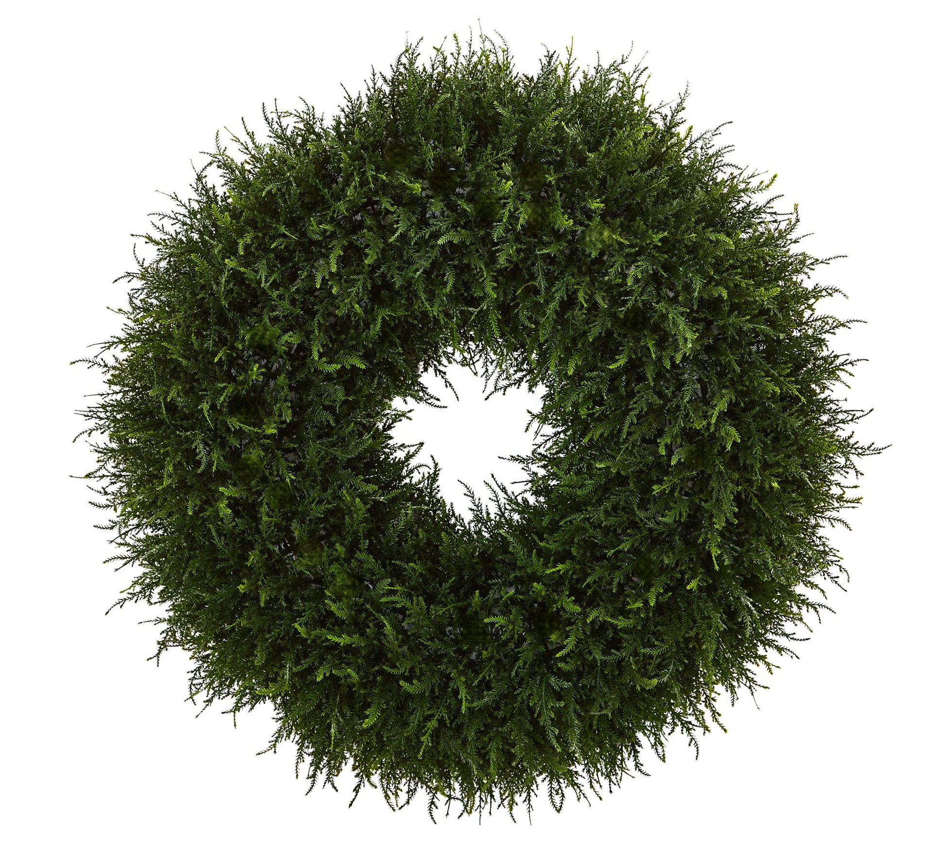 32" Giant Cedar Artificial Wreath by Nearly Natural