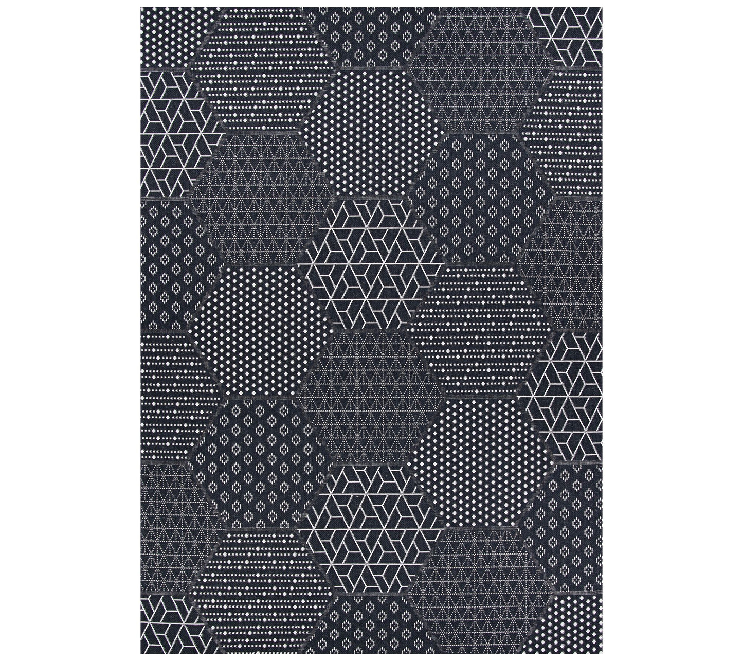 Couristan Afuera Anode Current 6'6" x 9'6" Indoor/Outdoor Rug