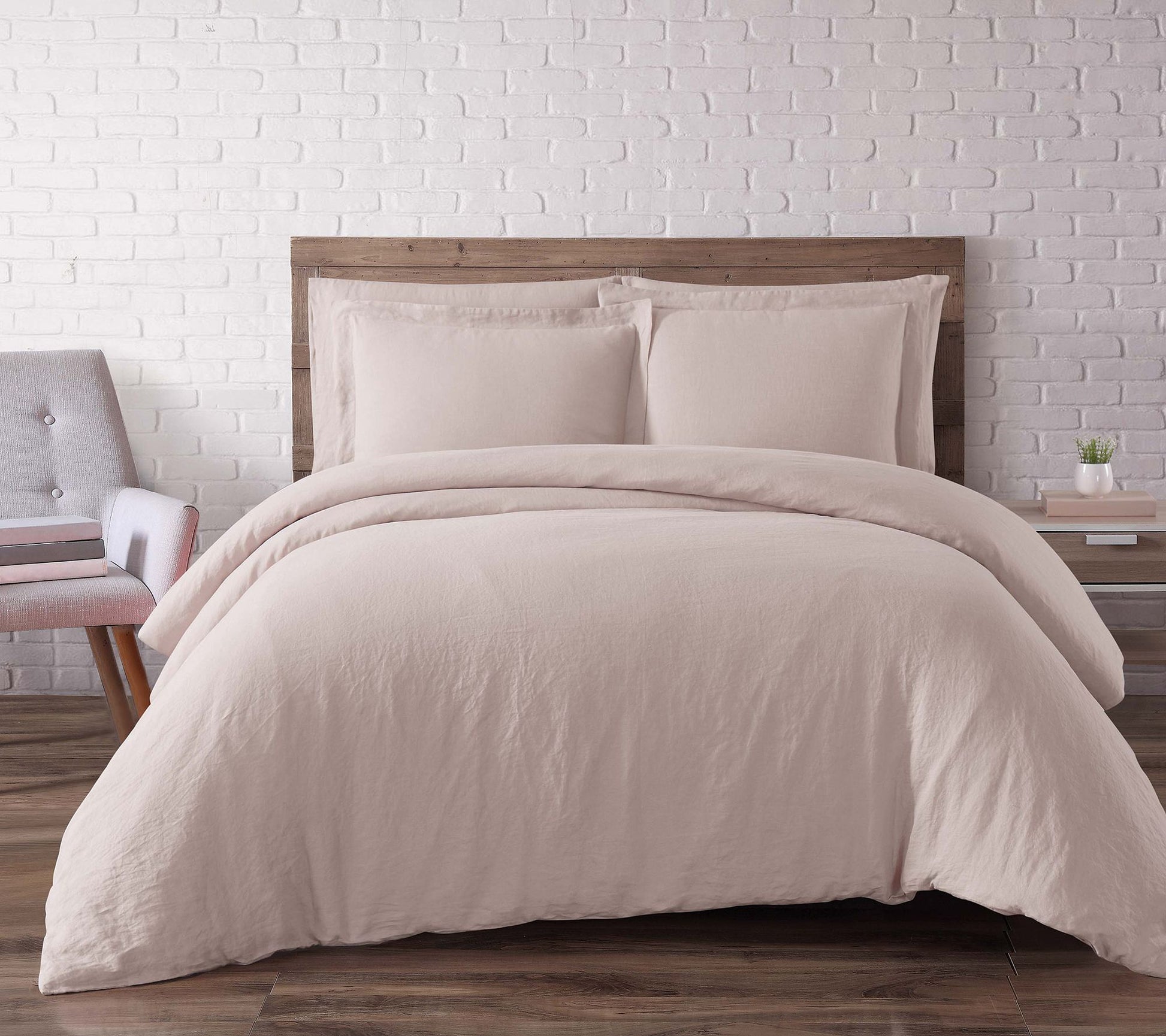Brooklyn Loom Flax Linen King Duvet Set