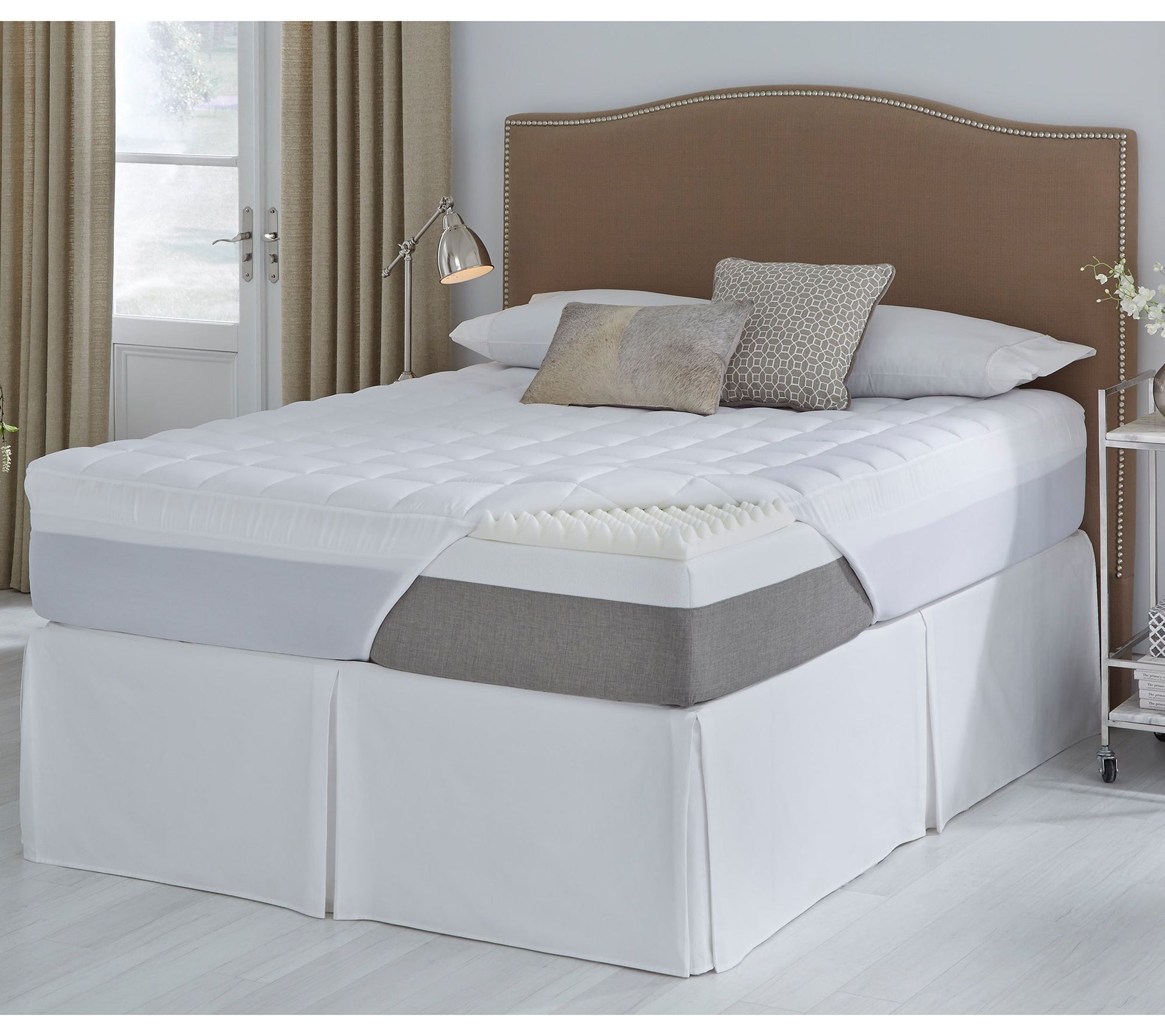 ComforPedic from BeautyRest Full 3.5" Memory Foam Top/Cover